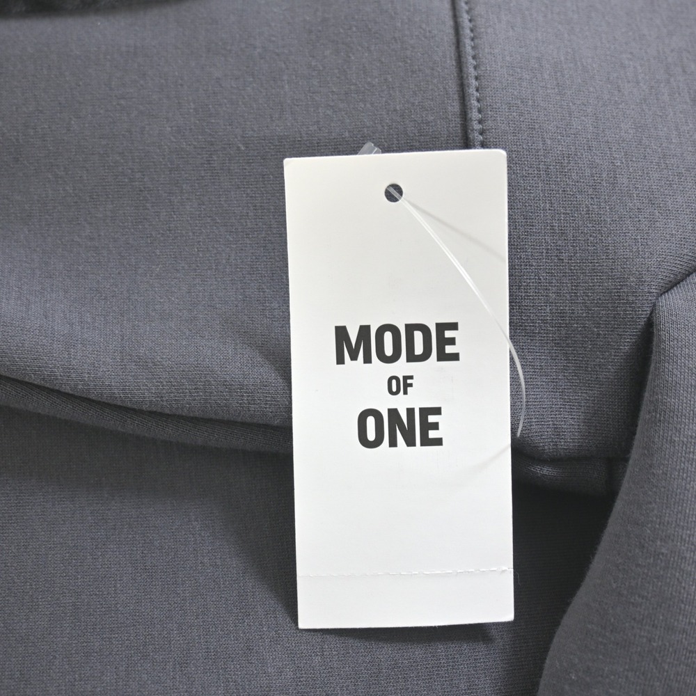 Mode of One Mens Gray Full Zip Knit Bomber Jacket Medium NWT - Picture 8 of 9